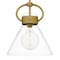 Quoizel Webster 1-Light Weathered Brass Mini Pendant WBS1512WS - alternate 2